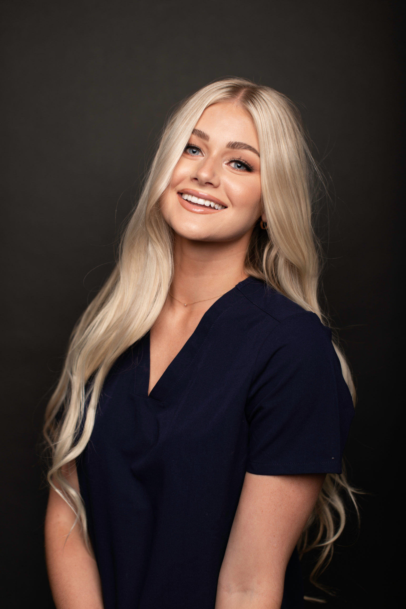 Brynley Arnold who is a young blonde Nurse in scrubs who is a Utah Injections Instructor